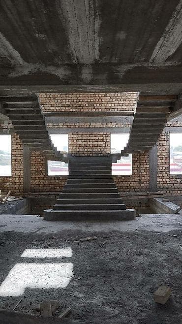 Лестницы и комплектующие на заказ: Бетонная лестница Для дома, Форма лестницы: Много-маршевая — 8