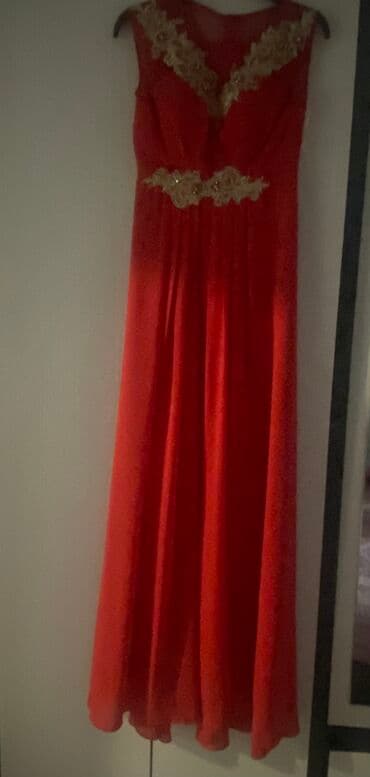 новогодние костюмы для детей на прокат в бишкеке: Вечернее платье, Длинная модель, Шифон, Камни, S — 1