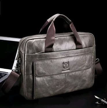 чехол для документов: Портфель, Новый, Материал: Экокожа, Мужские — 6