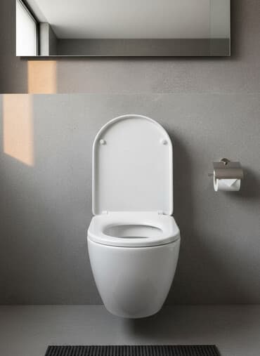 уличный туалет: Унитаз Инсталляция, Материал: Фарфор — 1