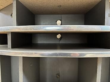 уго: Тумба и подставка для телевизора, Напольная, ЛДСП, цвет - Серый — 5