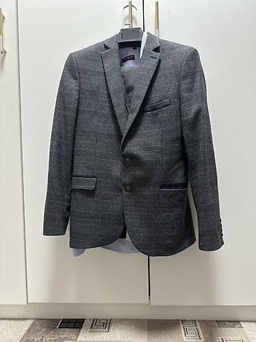 очки компьютерные: Костюмы и пиджаки мужские, серый классический стиль. 1) Тройка — 4