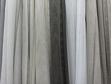 дантела постель производитель: Шторы из льняной фактурной ткани и сетчатый тюль - Коллекция — 5