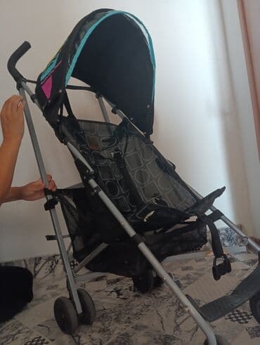 детскую коляску цвет черный: Балдар арабасы, түсү - Кара, Колдонулган — 2