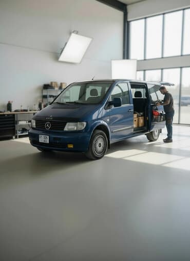 электрический домкрат: Mercedes-Benz Vito: 2001 г., Минивэн — 2