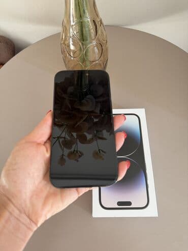 купить макбук м1 бу: IPhone 14 Pro, Колдонулган, 256 ГБ, Графит, Куту, 83 % — 14