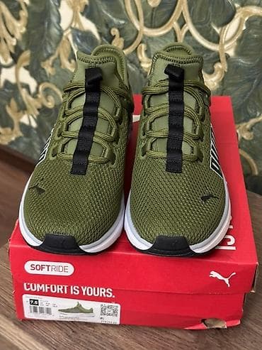 Кроссовки, 40, Puma, Новый, цвет - Зеленый, Самовывоз, Платная доставка at lalafo.kg Кроссовки, 40, Puma, Новый, цвет - Зеленый, Самовывоз, Платная доставка