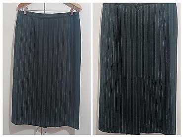 n work: Женский костюм в тонкую вертикальную полоску - Комплект: приталенный — 2