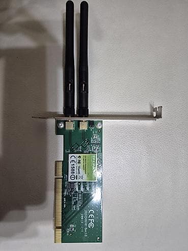 usb adapter: Wi‑Fi адаптер PCI TP‑Link с двумя внешними антеннами - Форм‑фактор — 1