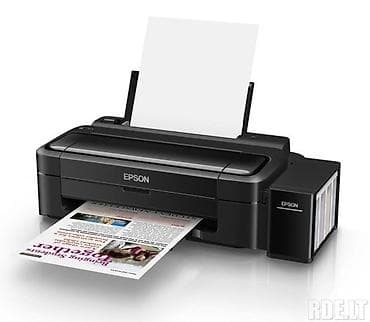 Принтеры: Принтер Epson L132 4 цвета,печать по usb кабелю,заводская снпч — 1