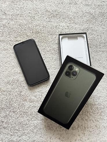 s10 note: IPhone 11 Pro, Matte Midnight Green, Коробка — 1
