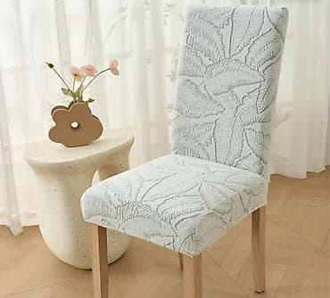 чехлы на стулья: Продаются Чехлы на стулья с высокой спинкой - Эластичные — 5