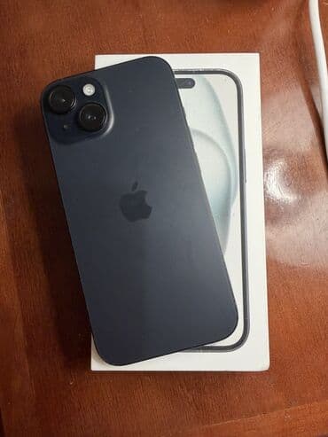 ipad 10: IPhone 15, Б/у, 128 ГБ, Черный, Коробка — 1