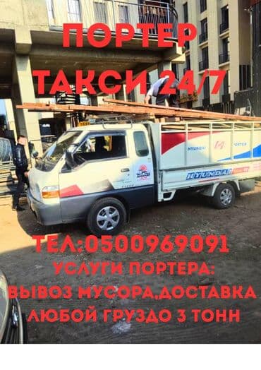 Портер, Вывоз бытового мусора, По региону, По городу, По стране, с грузчиком