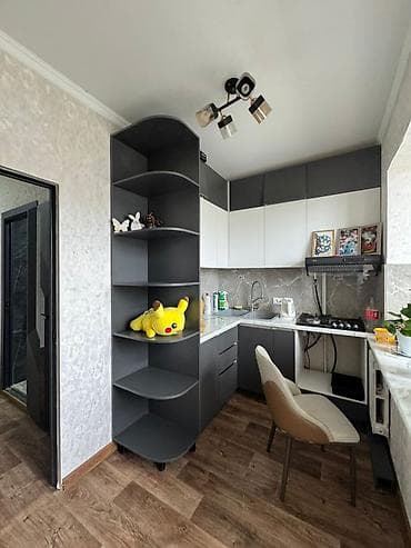Квартиры: 1 комната, 33 м², Аламедин-1 мкр 105 серия, 9 этаж — 7