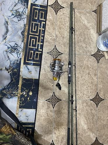 Спорт и хобби: Карповое удилище с безынерционной катушкой - Удилище: двухчастное — 2