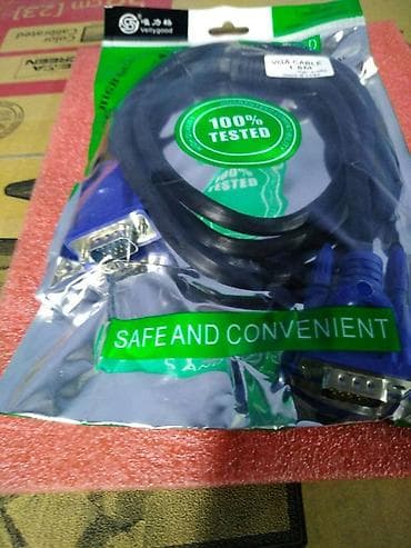 spada step: 🕒 До 22:00 • Доставка 150 - 350 cом VGA CABLE 1,5m. Оригинал Новый — 2