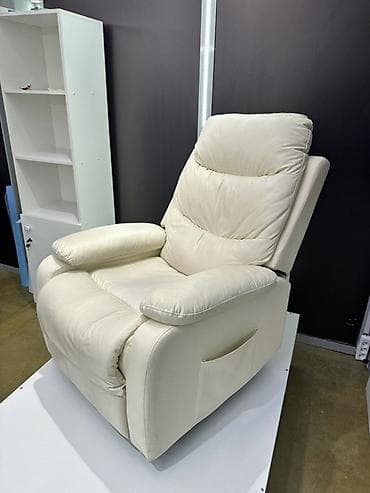 кресло с реклайнером: Реклайнер, цвет - Бежевый — 5