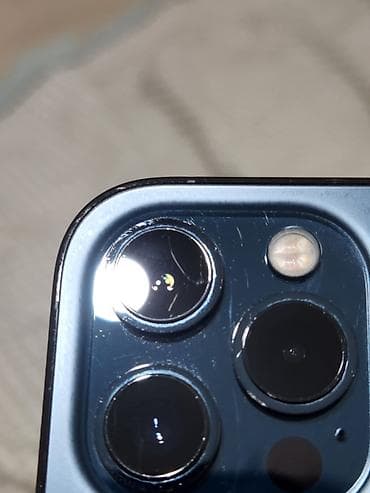 iphone 12: IPhone 12 Pro Max, Б/у, 256 ГБ, Pacific Blue, Защитное стекло, Чехол, Кабель, 76 % — 5