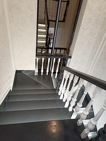 element 5: Деревянная лестница Для дома, Форма лестницы: Г-образная, Стиль: Классический — 6