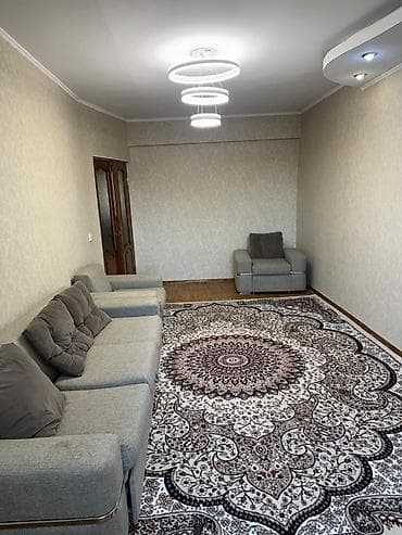 4: 3 комнаты, Бишкек Парк ТРЦ Агентство недвижимости, Только девушкам, от 1 месяца, от 3 месяцев, от 6 месяцев, С мебелью полностью — 5
