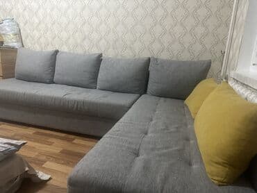 мебель для дома: Угловой диван, C подушками — 3