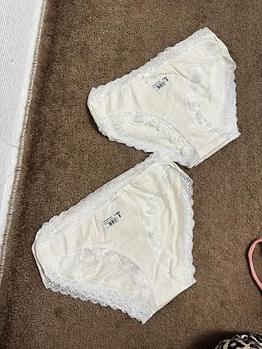 белый топик: Трусики, Хлопок, Турция — 7