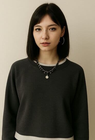 черные рубашки женские: Набор из 3 женских лонгсливов/свитшотов (черные оттенки) 1) Свитшот — 1