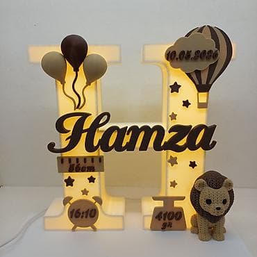 azbuka doma: НОВИНКА!✨ Именной ночник-буква ✨ Стильный светильник с именем — — 1