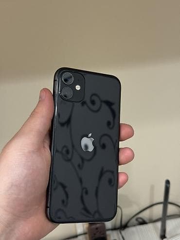 iphone hr: IPhone 11, Б/у, 128 ГБ, Черный, Коробка, 69 % — 6