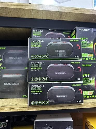 Аудиотехника: Портативные беспроводные колонки KOLEER: - Серия H51 Portable Bass — 2