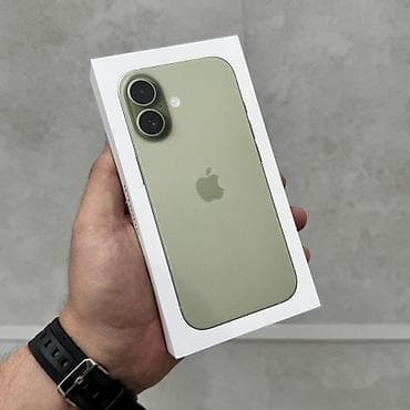 IPhone 17, Новый, 256 ГБ, Зеленый, Коробка, Кабель, 100 %