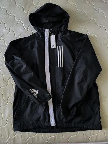 soft shell: Это Оригинал ☝️ Adidas ветровка с капюшоном на высокий рост☝️ — 1