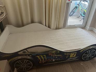 матрас в машину: Детская кровать-машинка с матрасом - Дизайн в стиле спортивного — 2