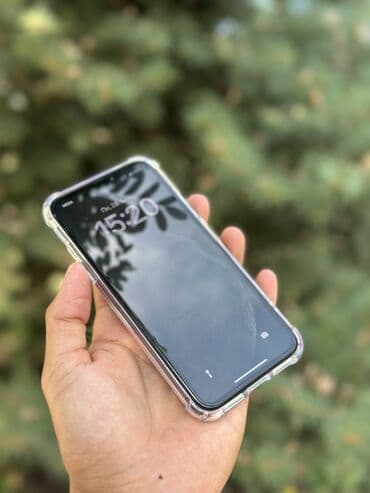 алмашам машинага: IPhone X, Б/у, 64 ГБ, Черный, Защитное стекло, Чехол, 100 % — 9