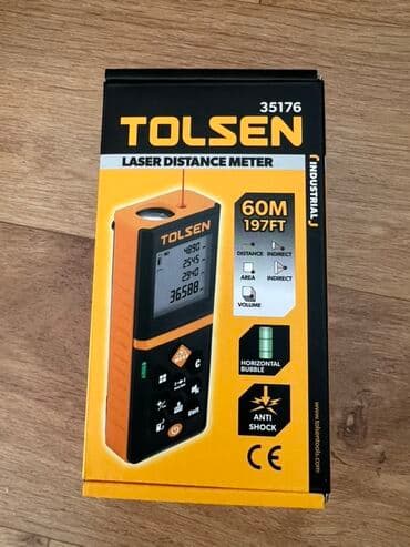 измерительные инструменты: Лазерный дальномер TOLSEN 35176 (S2) Основные характеристики: - — 1