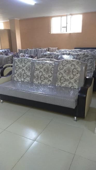 2 х местный раскладной диван: Раскладной диван, Новый — 1