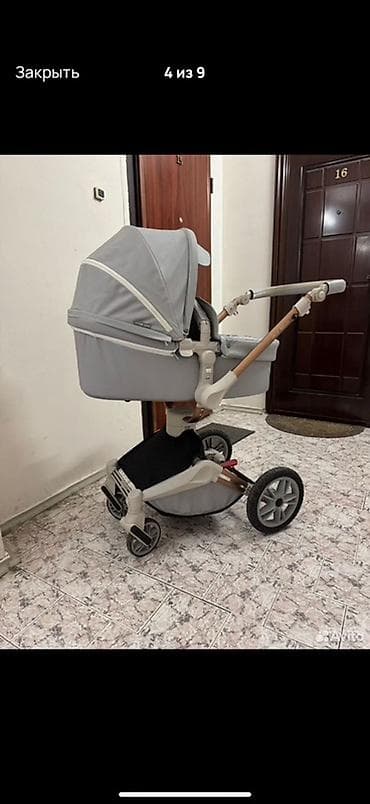 Коляски: Детская коляска Hot Mom (серый цвет), модульная. Продается коляска — 4