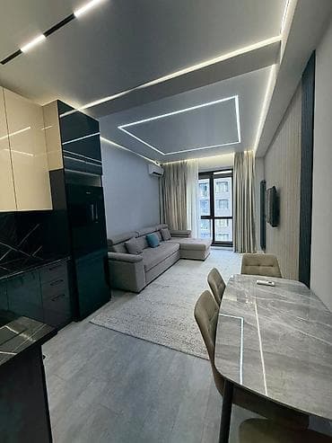 2 комнаты, 49 м², Асанбай мкр Элитка, 9 этаж, Евроремонт