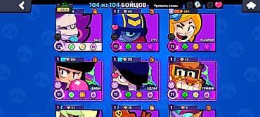 Техника и электроника: Аккаунт Brawl Stars - Путь к славе: 56 368 трофеев (рекорд 56 371) - — 5
