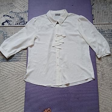 Блузка, Жибек, Solid print, Жакасы менен lalafo.kg да Блузка, Жибек, Solid print, Жакасы менен