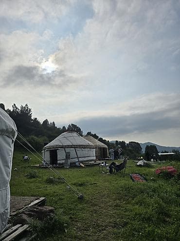 электро велик каракол: Боз үйлөрдү ижаралоо, Каркасы Жыгач, 100 баш, Казан, Идиш-аяк, Полу менен — 4
