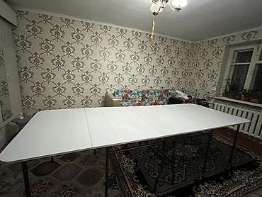 разборный стол: Складной походный стол, Б/у, цвет - Белый — 3