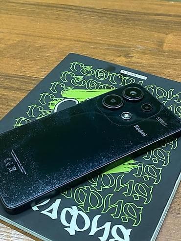rebmi 14 note: Redmi, Redmi Note 13, Б/у, 128 ГБ, цвет - Черный, 1 SIM — 4