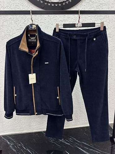 river woods: Мужской костюм ZEGNA (куртка + брюки) - Стиль: спортивно-повседневный — 1