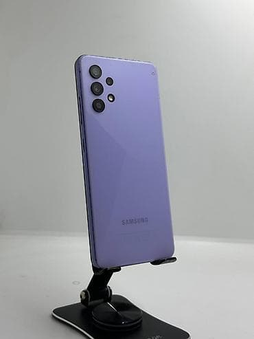 Samsung Galaxy A32, Б/у, 128 ГБ, цвет - Голубой, 2 SIM
