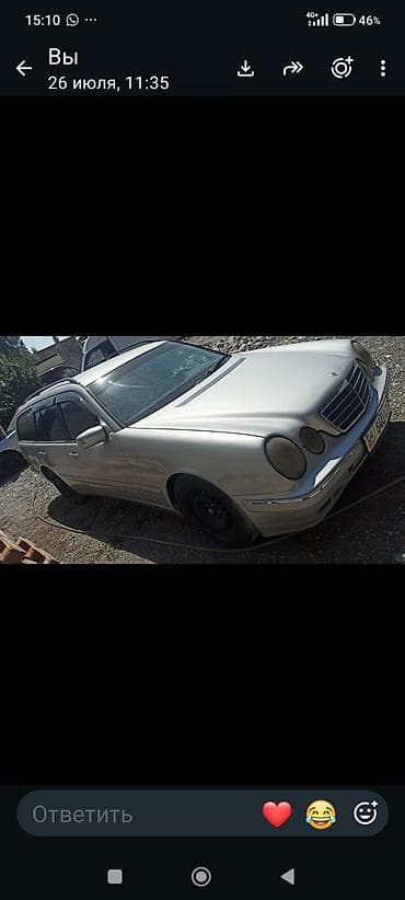 торпедо мерс 210: Mercedes-Benz E-Class: 2001 г., 2.2 л, Автомат, Дизель, Универсал — 4