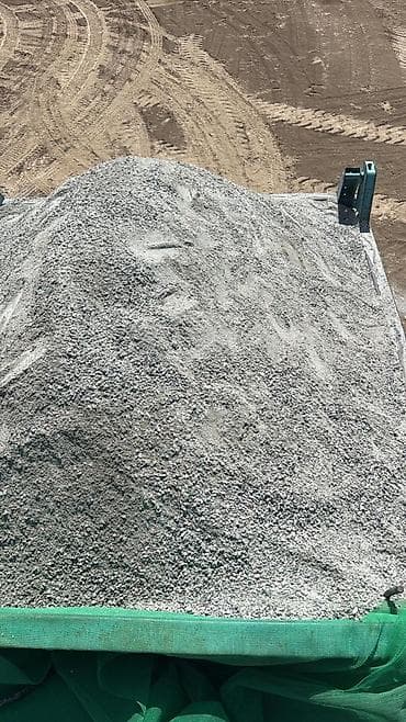 холлофайбер подушка: Щебень фракции мелкой и средней (ориентировочно 5–20 мм), отсев/гравий — 3