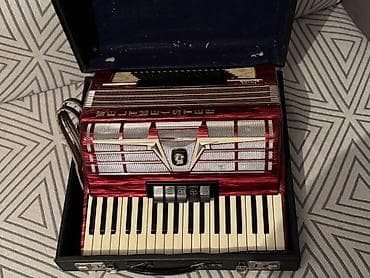 маленький баян: Аккордеон в кофре. - Тип: клавишный аккордеон (пиано-аккордеон) - — 3