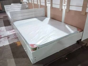 двух яросный крават: Двуспальная кровать, Новый, С матрасом, длина - 200 см — 3